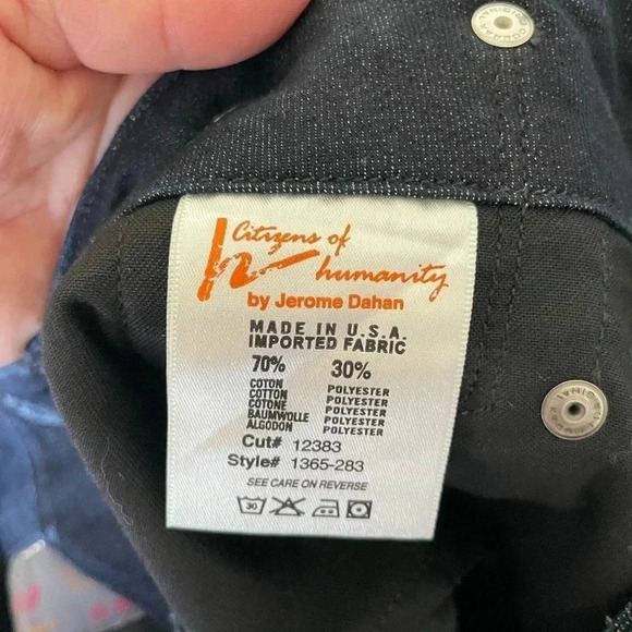 Citizens of Humanity pleated jeans trousers - Picture 8 of 11